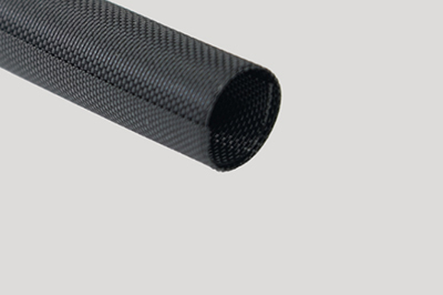 高オーバー織物ケーブルラップ黒色